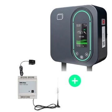 Honors Smart PV 7kW elektromos autó fali töltő (5M-es Type 2-es kábel, PV Mode, APP, OCPP 1.6, RFID) + wireless DLB (Csomagajánlat: fali töltő és árammegosztó, hálózatfigyeléshez és napelemhez)