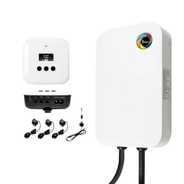 Wissenergy WB20 Smart Wallbox 11kW fali töltő (5M-es kábel, WiFI, APP, Screen) + wireless DLB (Csomagajánlat: fali töltő és árammegosztó, hálózatfigyeléshez)