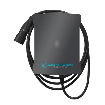 Walther-Werke basicEVO PRO elektromos autó fali töltő (11kW, 5m-es Type 2-es kábel, Modbus, DC-túlfesz.védelem)